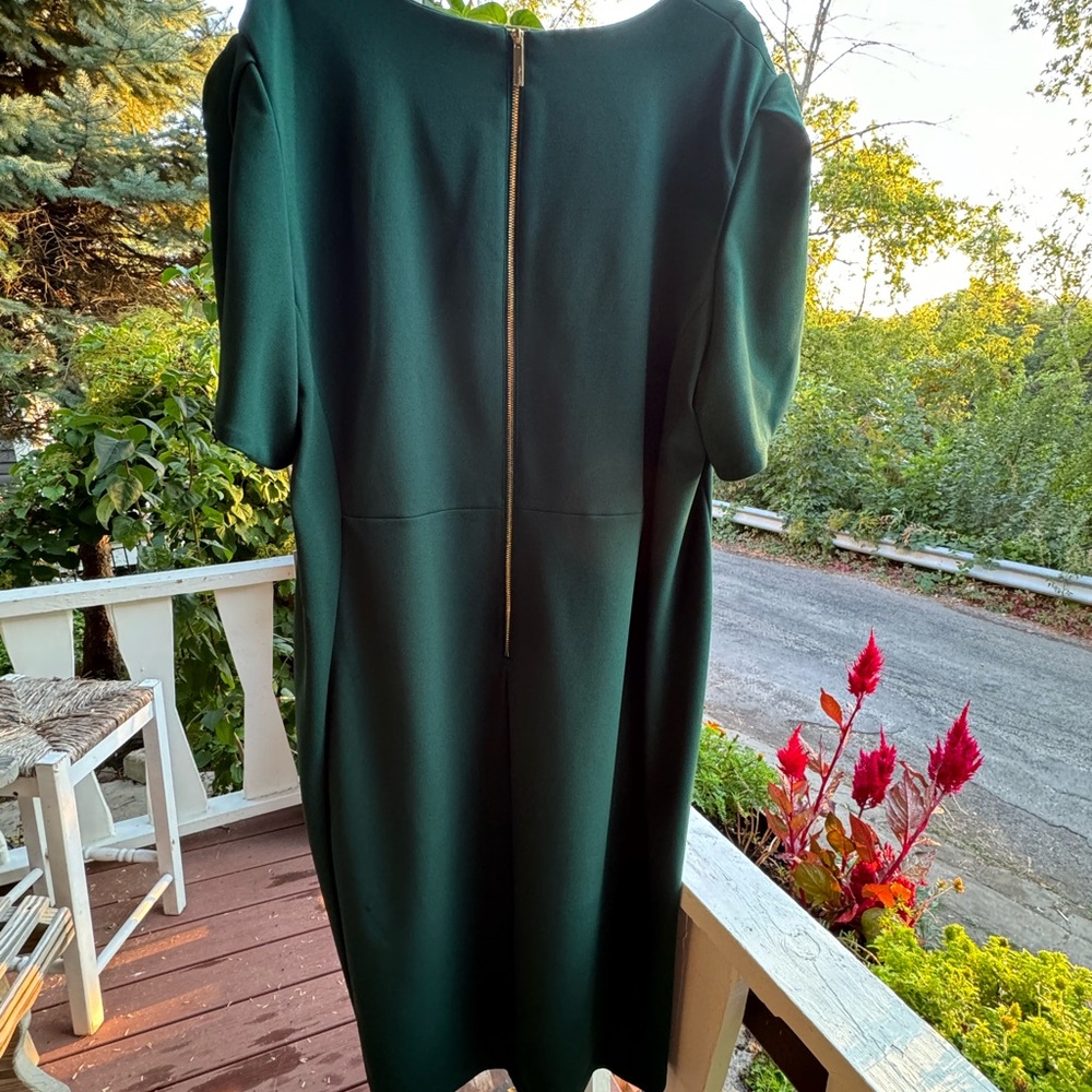 Green Calvin Klein dress size 22W - Picture 2 of 6